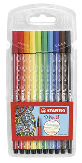 Rotulador Stabilo Premium Pen 68 10 Colores Surtidos | Stabilo | Pack 1 Unidades